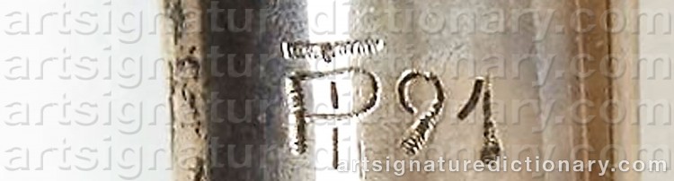 Authentic signature by Pentti TURUNEN on Other artwork