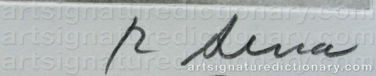 Signature by Richard SERRA