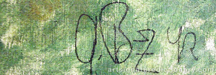 Signature by Gunnar BRUSEWITZ