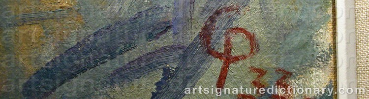 Signature by Carl PALME