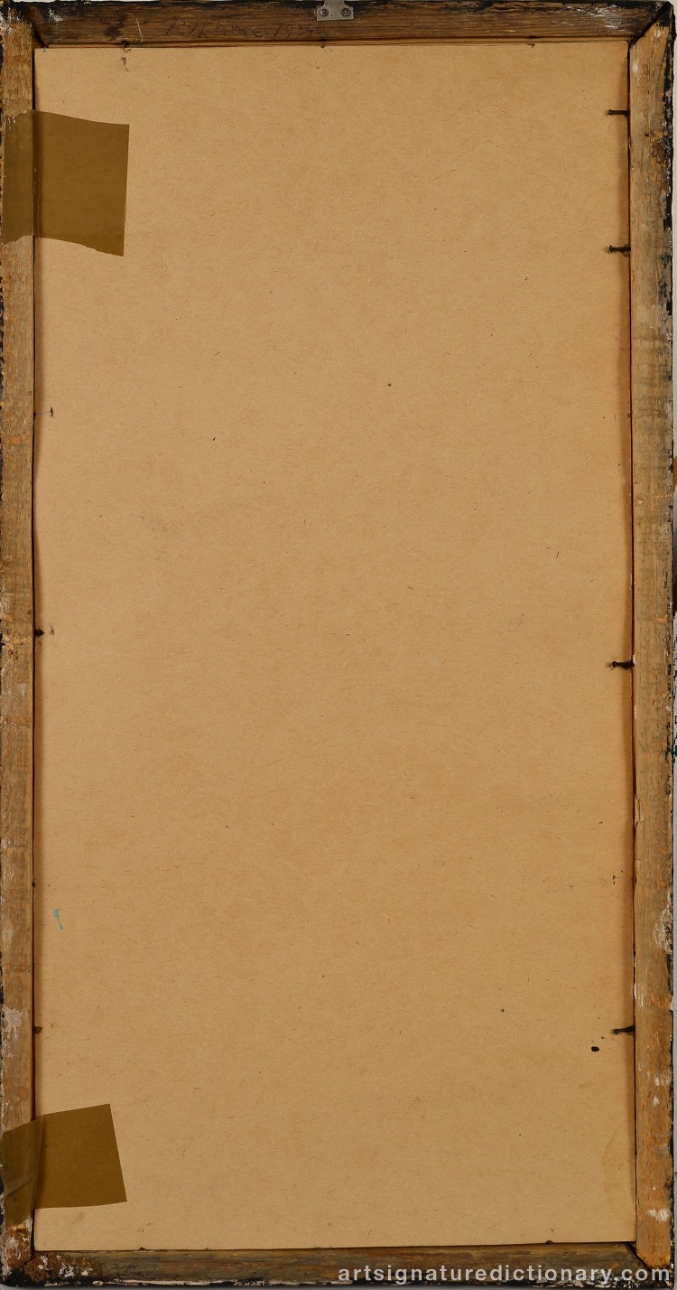 Close-up details showing Sonia DELAUNAY signature forgery characteristics