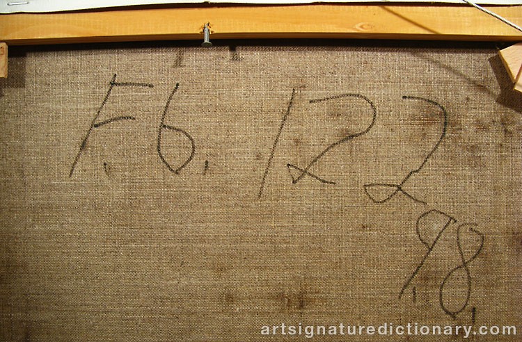 Close-up details showing Bengt LINDSTRÖM signature forgery characteristics