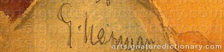 Signature by Einar NERMAN