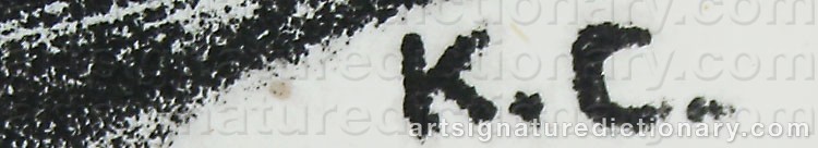 Signature by Konrad CRAMER