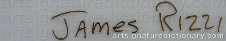 Signature by James RIZZI