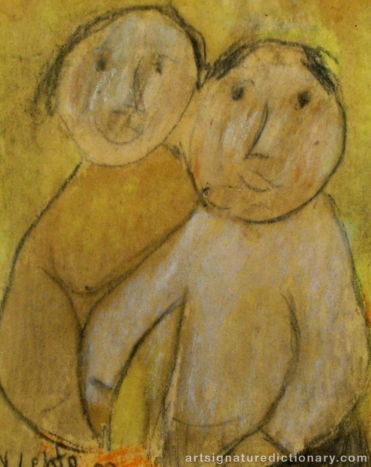 Close-up details showing Nikolai LEHTO signature forgery characteristics