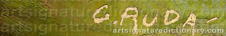 Signature by Gunnar RUDA