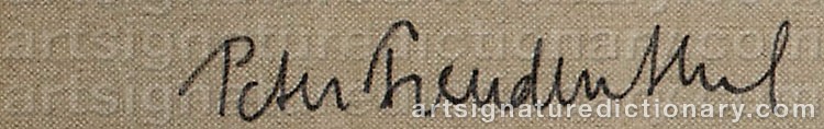 Signature by Peter FREUDENTHAL