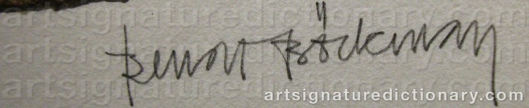 Signature by Bengt BÖCKMAN