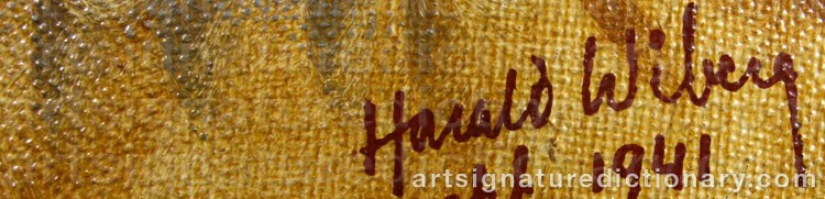 Signature by Harald WIBERG