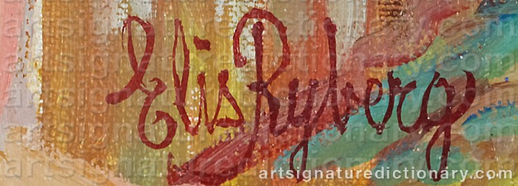 Signature by Elis RYBERG