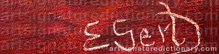 Signature by Edith GERT
