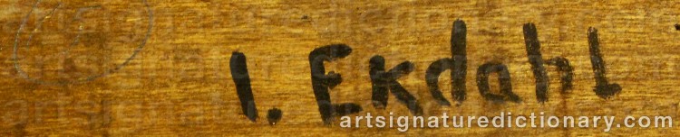 Signature by Inger EKDAHL