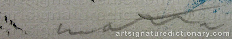 Signature by Roberto MATTA