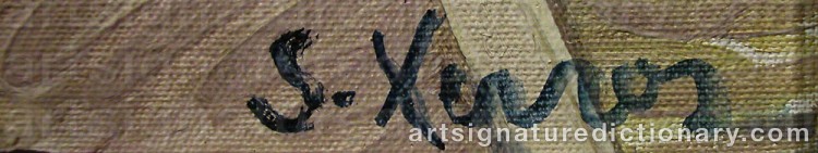 Signature by Spiros Georg XENOS