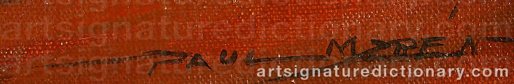 Signature by Paul MYRÉN