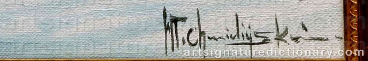 Signature by Wladyslaw CHMIELINSKI