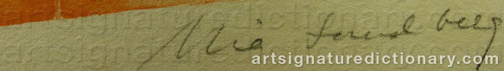 Signature by Mia SANDBERG