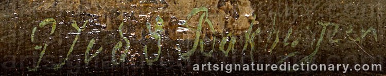 Authentic signature by Gerardina Jacoba Van De SANDE BAKHUYZEN on Painting/Watercolour artwork