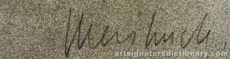 Signature by Claude WEISBUCH