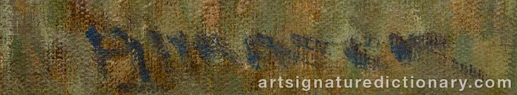 Authentic signature by Alfred JIRASEK on Painting/Watercolour artwork