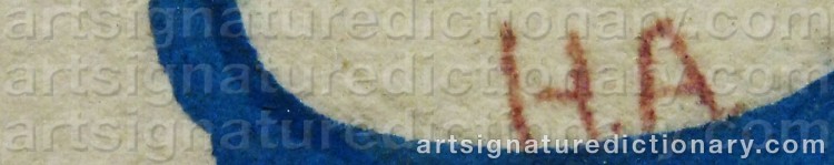 Signature by Helge ARTELIUS