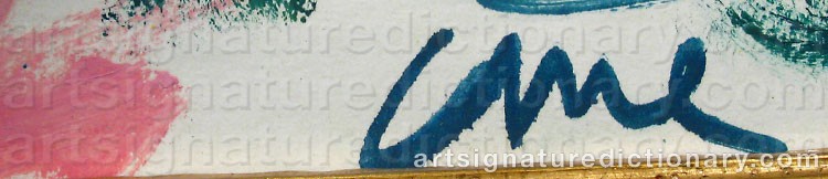 Signature by Louis CANE