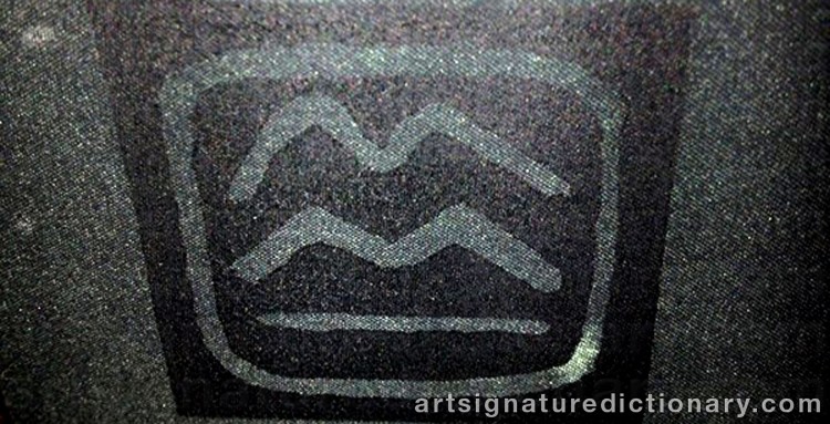 Authentic signature by Michael Burton MAZUR on Drawing/Graphic/Print artwork