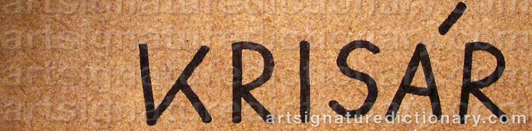 Signature by Anders KRISÁR