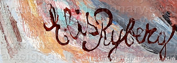 Signature by Elis RYBERG