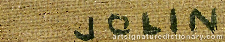 Signature by Einar JOLIN