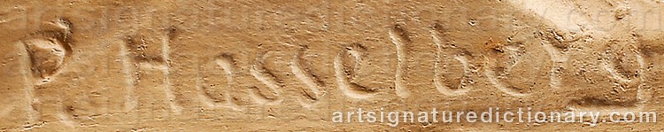 Signature by Per HASSELBERG