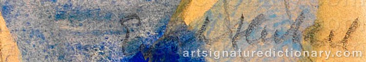 Signature by Erich HECKEL