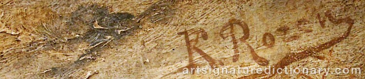Signature by Karl Ioganovich ROSEN