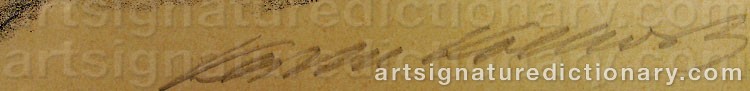 Signature by Käthe KOLLWITZ