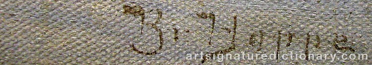Signature by Bruno HOPPE