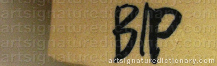 Signature by Britt-Inger ‘Bip’ PERSSON