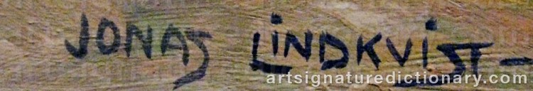 Signature by Jonas LINDKVIST