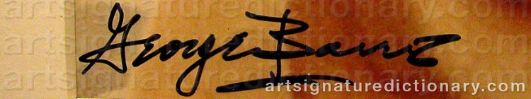 Signature by George BARRIS