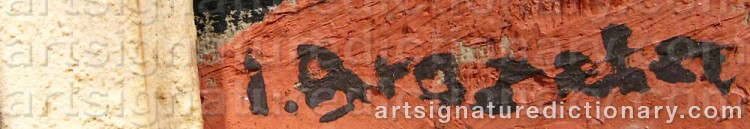Signature by Jan BRAZDA