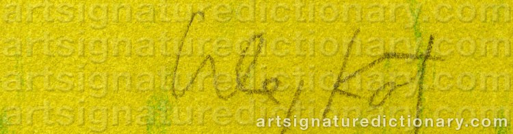 Signature by Alex KATZ