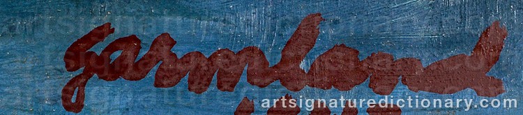 Signature by Harald GARMLAND