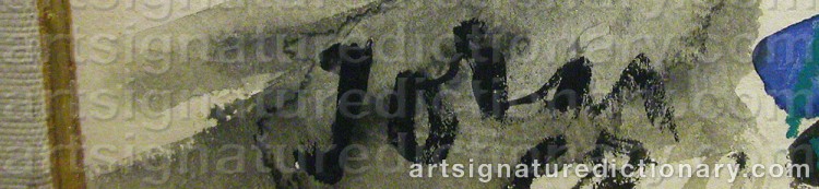 Signature by Asger JORN