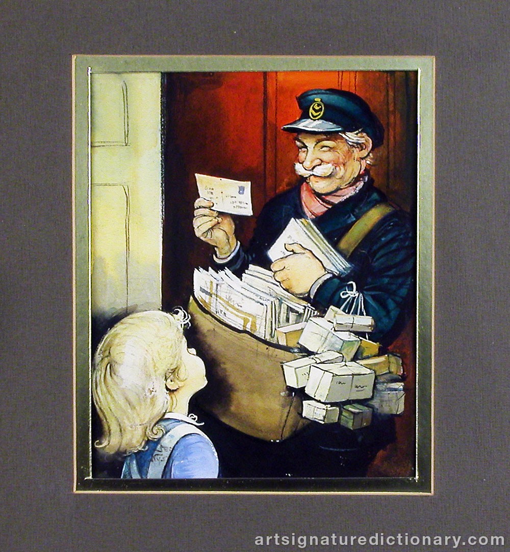 Close-up details showing Jenny NYSTRÖM signature forgery characteristics