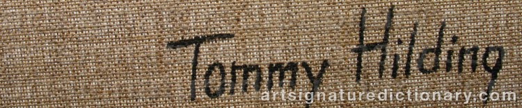 Signature by Tommy HILDING
