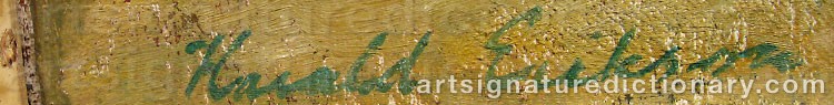 Signature by Harald ERIKSON