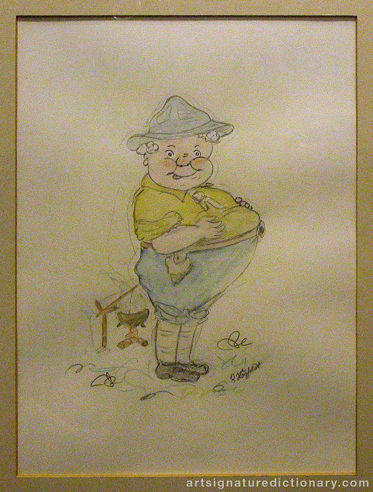 Close-up details showing Robert HÖGFELDT signature forgery characteristics