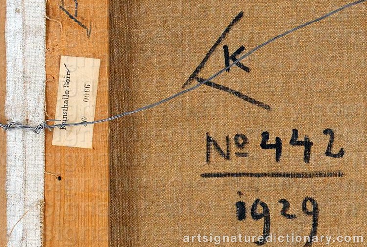 Signature by Wassily KANDINSKY