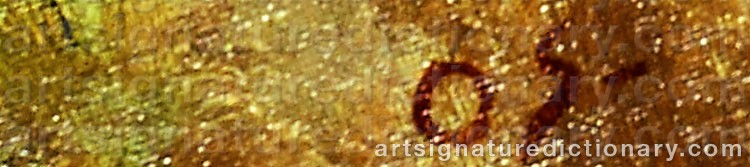 Signature by Otto SINDING