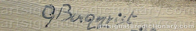 Signature by Gunnar BERGQVIST